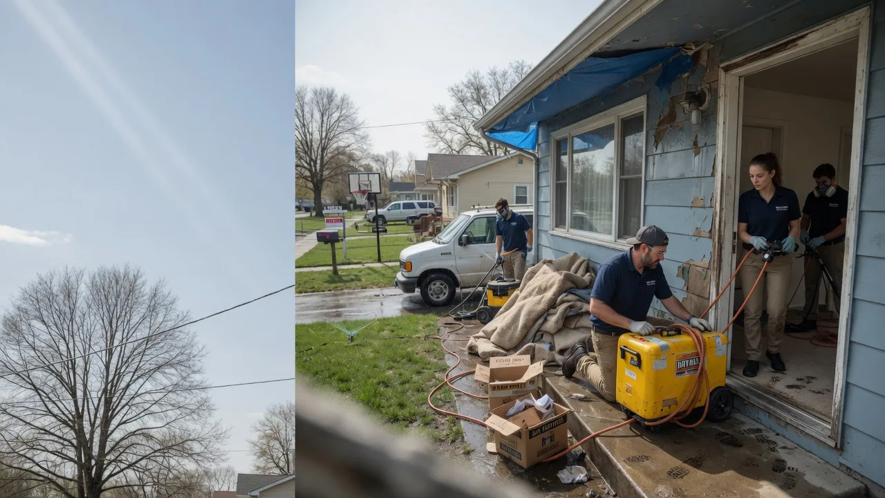 Basement Flood Cleanup in Fredericktown, PA near me